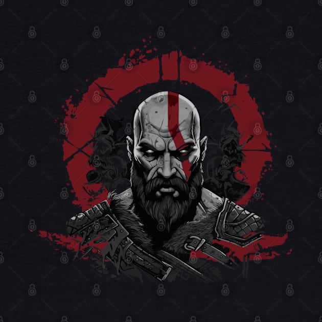 kratos - god of war by OM Des